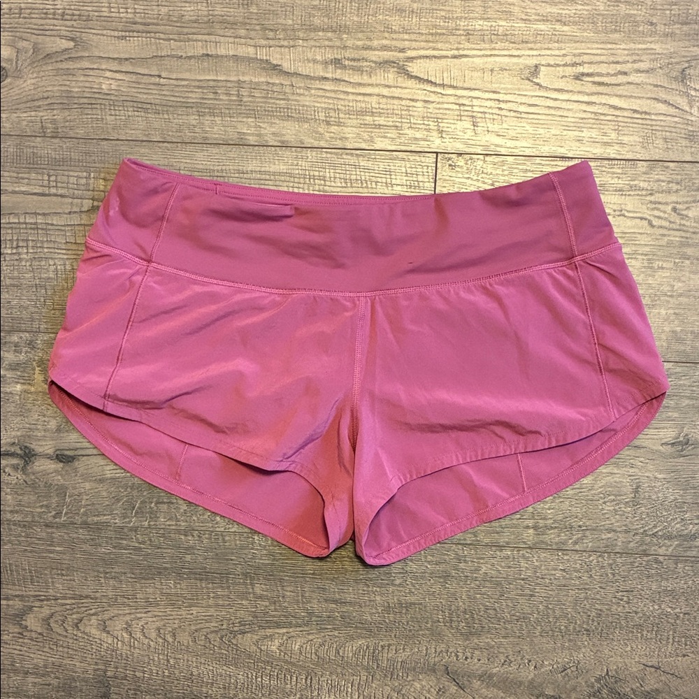Lululemon Speed Up Shorts 2.5” - Color: Moss Rose - Size: 6